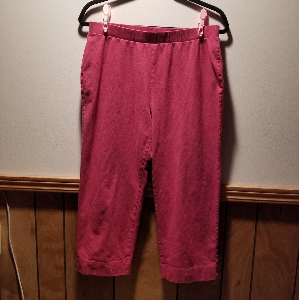🍁🌺Weekenders vintage Y2K crop wide leggings with elastic waistband